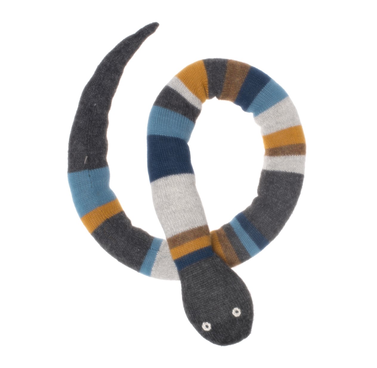 Doudou Serpent - Bleu